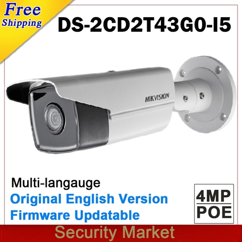 Original Hikvision 4Mp Bullet Network DS-2CD2T43G0-I5 Replace DS-2CD2T42WD-I5 CCTV POE IP IR camera ► Photo 1/1
