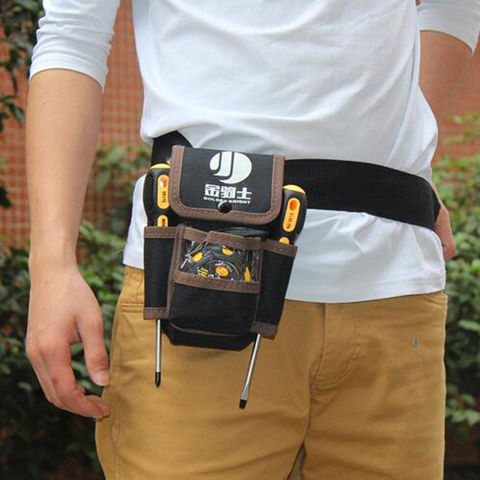 Multifunctional Electrician Tool Bag Waterproof Oxford Tools Kit Pockets & Waist Belt ► Photo 1/5