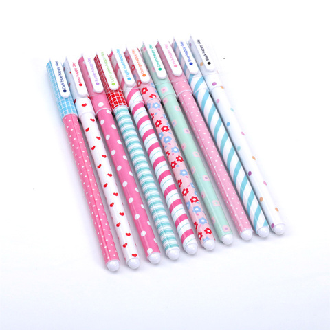 Kawaii Gel Pencils 6/10 Pcs Colored Ink Pens Set Cute 0.38mm Mini