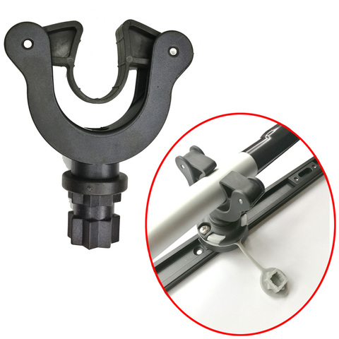 Rowing Inflatable Boat Kayak Paddle Holder Clip Track Mounted Oars Grip Supporter SUP Leash Plug Adapter ► Photo 1/6