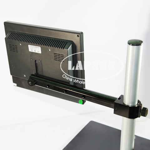 25mm Dia Diameter Black Metal Extra Arm Support Holder Bar for Video Industry Microscope LCD Monitor Screen Display ► Photo 1/4