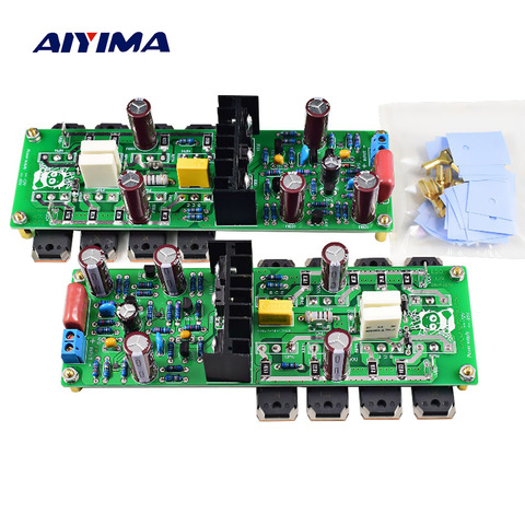 AIYIMA 2PC L20.5 Dual Channel Audio Amplifier Board Amplificador 250W*2 HIEND Ultra-low Distortion KEC KTB817 KTD1047 AMP ► Photo 1/4