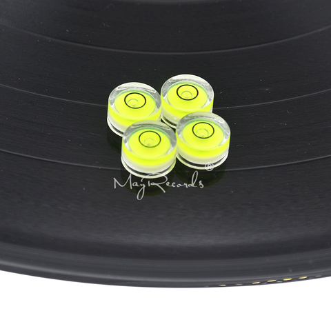 4PC 12*6mm Phono High Accuracy Spirit Level Of Beads Arcylic Round Mini Bubble Level Tools Horizontal Instrument for Turntable ► Photo 1/4
