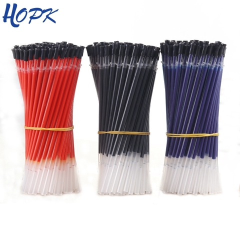 20Pcs/Lot Gel Pen Refill Neutral Ink Pen Refill 0.38mm Black Blue Red Needle tip Refill Rod for Office School Exam Supplies ► Photo 1/6
