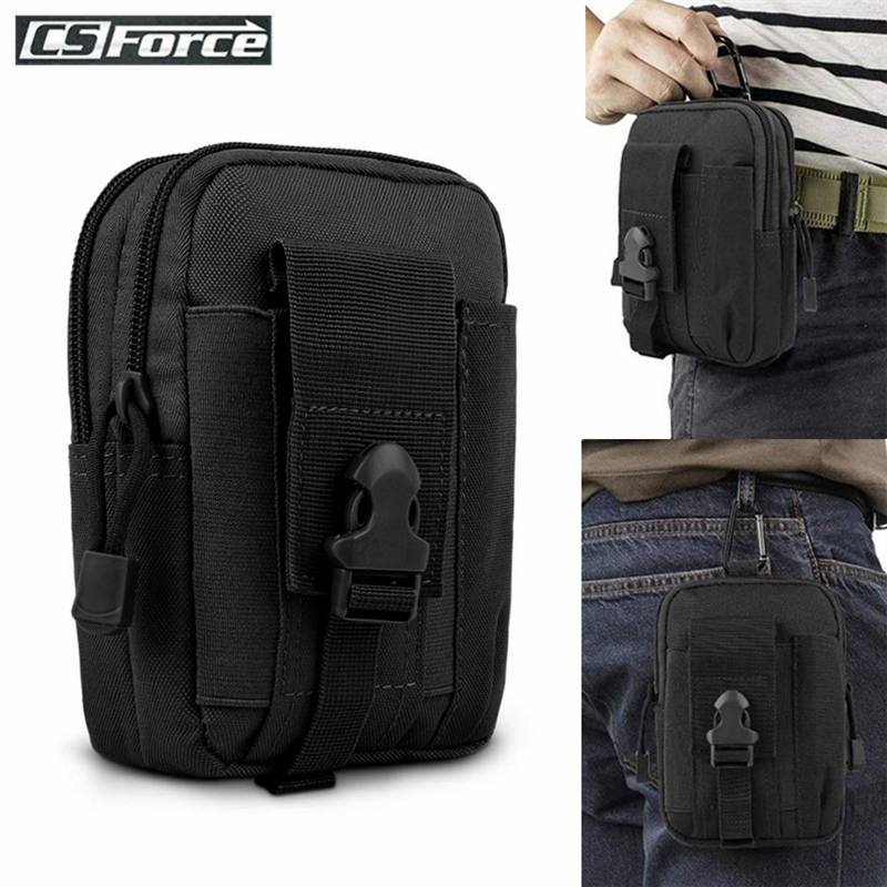 Military Molle Phone Pouch Pocket Tactical Waist Belt Bag Fanny Pack Outdoor