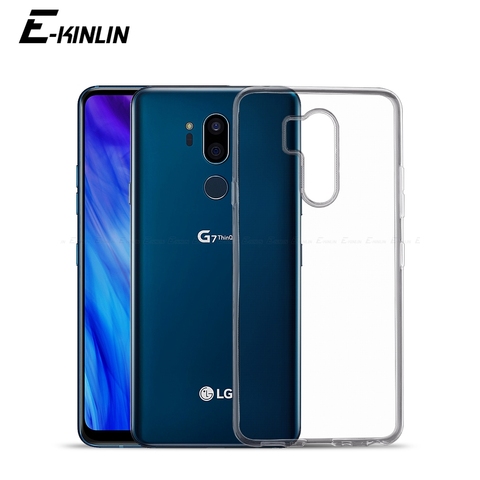 Ultra Slim Clear Silicone Case For LG Q8 Q7 Q6 Q6a Q60 Q70 G8X G8S G7 G6 G5 V60 V50S V50 V40 V35 V30 V30S Plus ThinQ TPU Cover ► Photo 1/6