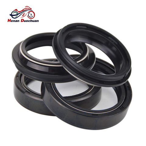 43x55x11 43 55 Motorcycle Front Fork Dust Seal And Oil Seal With Spring for Yamaha FZS1000 FZS 1000 FZ1 2006-2010 FZ6 MT01 R1 #c ► Photo 1/6