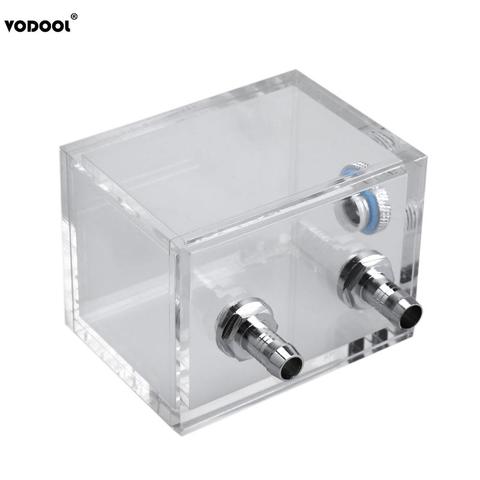 VODOOL 200ml G1/4 Thread Port Acrylic PC Water Cooling Tank For Computer PC Water Cooling System With Tube Connector Water Block ► Photo 1/6