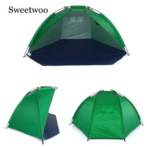 Outdoor Beach Tent Sun Shed 2 People Rugged 170T Polyester Sunshade Fishing Tent Camping Picnic Walking Park Ultra Light Tent ► Photo 1/6