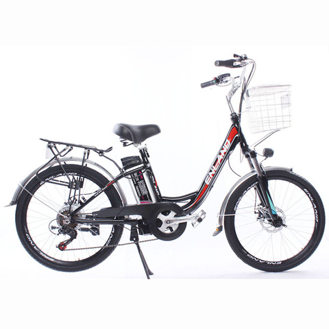 Adult Electric Bicycle 24 Inch Two Wheels Electric Bikes 48V 250W Max Speed 29KM/H Two Wheels Electric Scooter Seat ► Photo 1/4