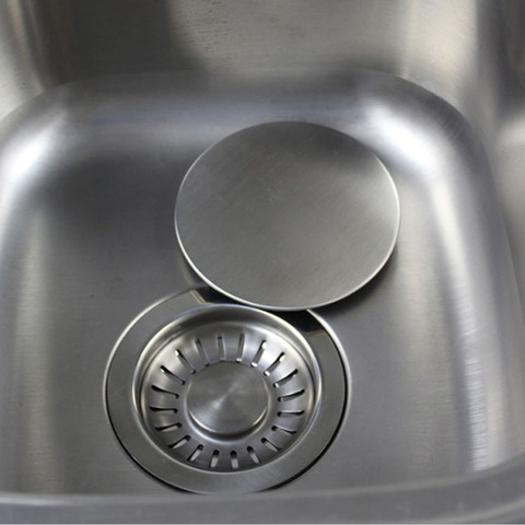 Talea Modren Stainless steel Sink strainer cover Drainer lid Garbage Disposal Handle Cover kitchen sink accessories QS135C014 ► Photo 1/1