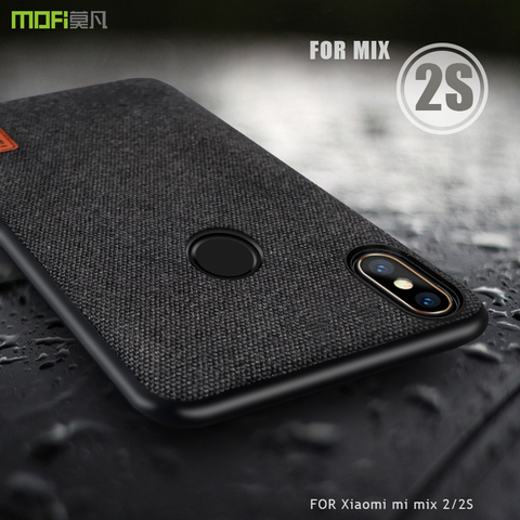 Mix 2S Case MOFi For Xiaomi Mi Mix 2S Case Xiaomi Mi 2 Case Mi Mix2S Back Fabrics Silicone Edge Full Cover Cases 5.99'' - Price history & Review