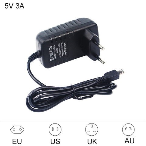 AC to DC Power Adapter 5V 3A (UK Plug)