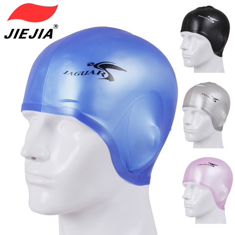Full silicone swimming cap silicone ear swim cap,universal,swimming cap earmuffs,caps ► Photo 1/4
