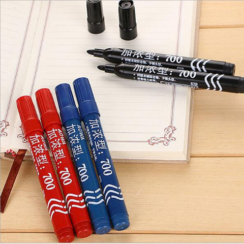 Quick-drying Black Ink Token Pen Waterproof Plastic Marker Pen Pencil Gardening Plant Labeling Stationery School Office Supplier ► Photo 1/6
