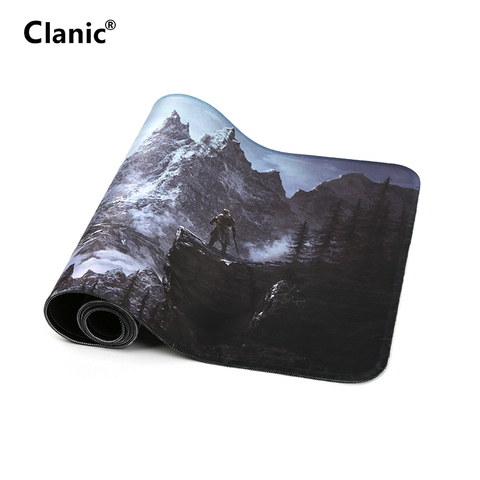 80x30cm Popular host computer stand-alone game mouse pad for the elder scrolls v skyrim large gaming mousepad 800*300mm ► Photo 1/5