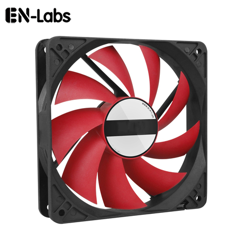 En Labs Sleeve Bearing 120mm Case Fan Heatsink Cooler Cooling PC Computer Radiators,12CM Fan Power by 12VDC 3Pin IDE Molex 4pin ► Photo 1/5