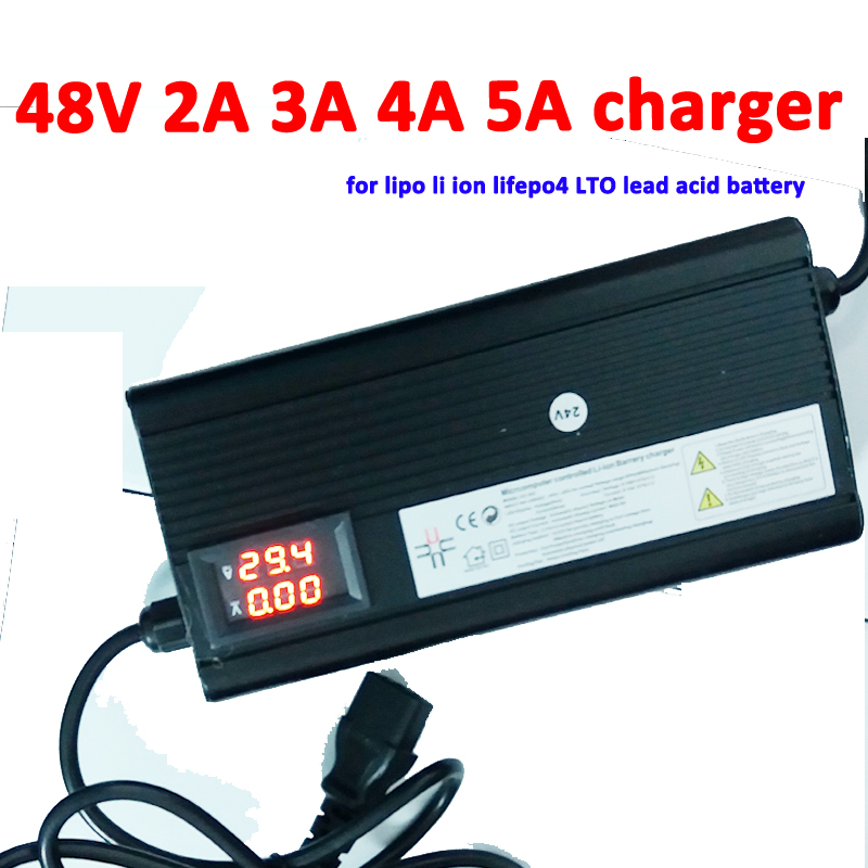 54.6V 2A 3A 5A Lithium battery Charger DC 110V-220V for 13S 48V
