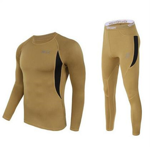 2022 Men's winter Polartec warm underwear set military army cycle for quick dry heat Johns thermal underwear long johns ► Photo 1/3