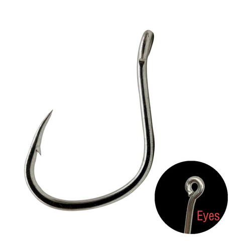 30pcs Pike Sea Eye Hook 1/0~4/0 Light Casting DIY Assist Hook Slow Pitch Jigging Offshore Fishingk Saltwater Game Jig Fishing uk ► Photo 1/4