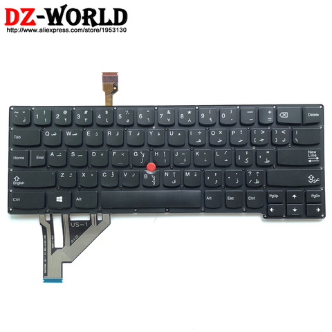 Arabic Backlit Keyboard Backlight  New Original for Lenovo Thinkpad X1 Carbon 2nd Gen 2 MT: 20A7 20A8 Laptop Teclado 0C45113 ► Photo 1/1