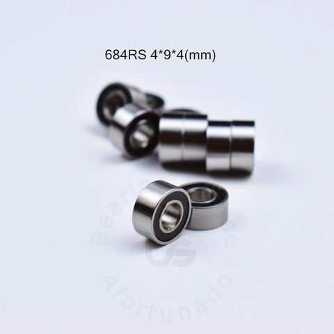 684 684RS 4*9*4mm 10pieces bearing free shipping ABEC-5 bearings Rubber Sealed Miniature Bearing 684 684RS chrome steel bearings ► Photo 1/6