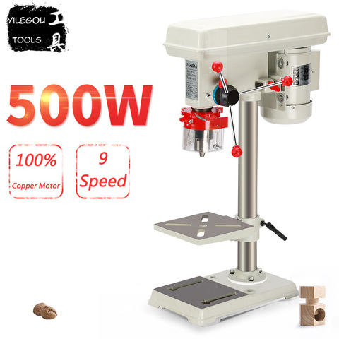 HQ 500W Drill Press 1.5-16mm Bench Drill 9 Speed Electrci Drill For Wood Plastic Metal ► Photo 1/6