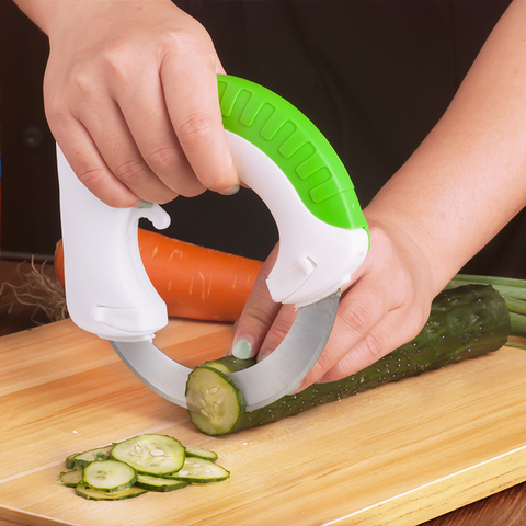 Vegetable Cutter Kitchen Gadgets Tool Vegetable Chopper Round