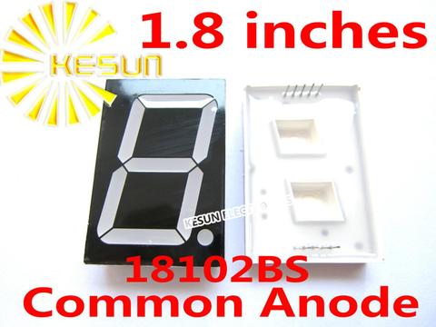 FREE SHIPPING 5PCS x 1.8 inches Red Blue Green White 18102BS 18102AS Common Anode/Cathode Single Digital Tube LED Display Module ► Photo 1/3