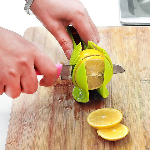 Kitchen Home Plastic Potato Slicer Tomato Cutter Tool Shreadders Lemon Cutting Holder Cooking Tools Kitchen Plastic Accessories ► Photo 1/6