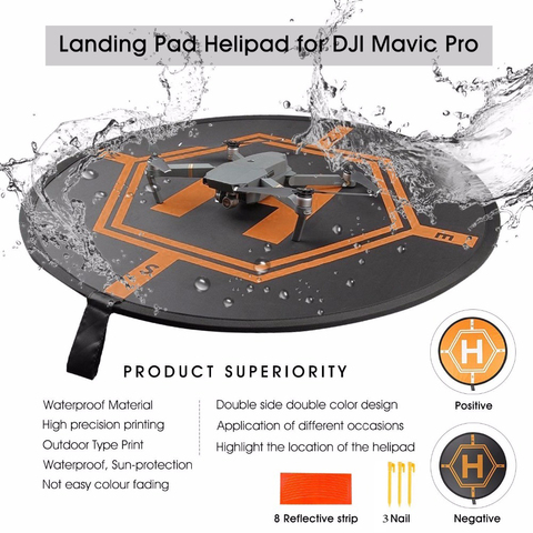 80CM DJI Drone Fast-fold Luminous Parking Apron Foldable Landing Pad for Mavic 2 Pro/Air/Mini Phantom 3 4 Inspire 1 2 ► Photo 1/6