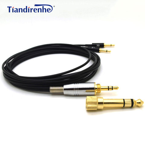 Headphone Cable for Sennheiser HD477 HD497 HD212 pro EH250 EH350 Headset for Audioquest Nightowl 6.35 / 3.5mm to 2.5mm ► Photo 1/6
