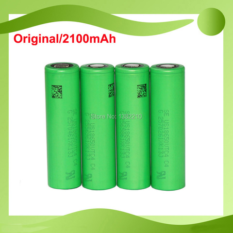 Free shipping!! 4PCS/LOT 100% Authentic 3.6V 18650 US18650 VTC4 2100mAh 30A discharge battery for Sony vtc4 ► Photo 1/2