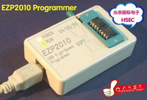 Free Shipping EZP2010 high-speed USB SPI Programmer/ EZP2010 programmer  Support 24/25/93 EEPROM 25 flash bios chip ► Photo 1/1