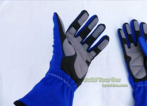 2016 car racing gloves black blue and red gloves fit men women free shipping size M-XL ► Photo 1/6