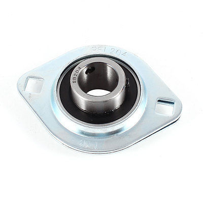 SBPFL204 Pressed Steel Dual Bolt Flanged Pillow Block Bearing 20mm Inner Dia ► Photo 1/1