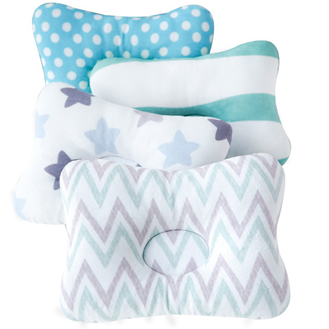 Muslinlife Head Protection Cushion Pillow Newborn Baby Kids Pillows Animal Printed Cotton Kids Pillow Sleep Positioner Dropship ► Photo 1/6