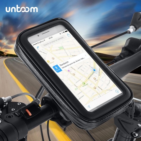 Waterproof Bicycle Cell Phone Holder Motorcycle Handlebar Bag Case for iPhone Xs Xr X 8 7Plus Bike Phone Mount for Samsung S9 S8 ► Photo 1/6