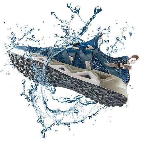 Rax Men's Aqua Upstreams Shoes Quick-drying Breathble Fishing Shoes Women Hole PU Insole Anti-slip Water Shoes 82-5K463 ► Photo 1/6