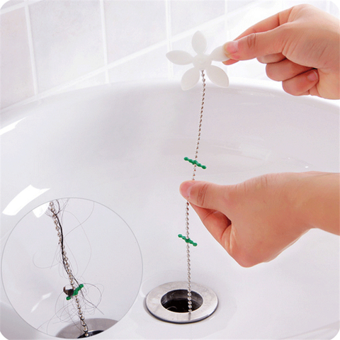 4Pcs/lot Drain Hair Wig Removal Clog Tools Bathroom Hair Sewer Outlet Kitchen Sink Anti Clogging Floor Toilet Cleaner Filter ► Photo 1/6