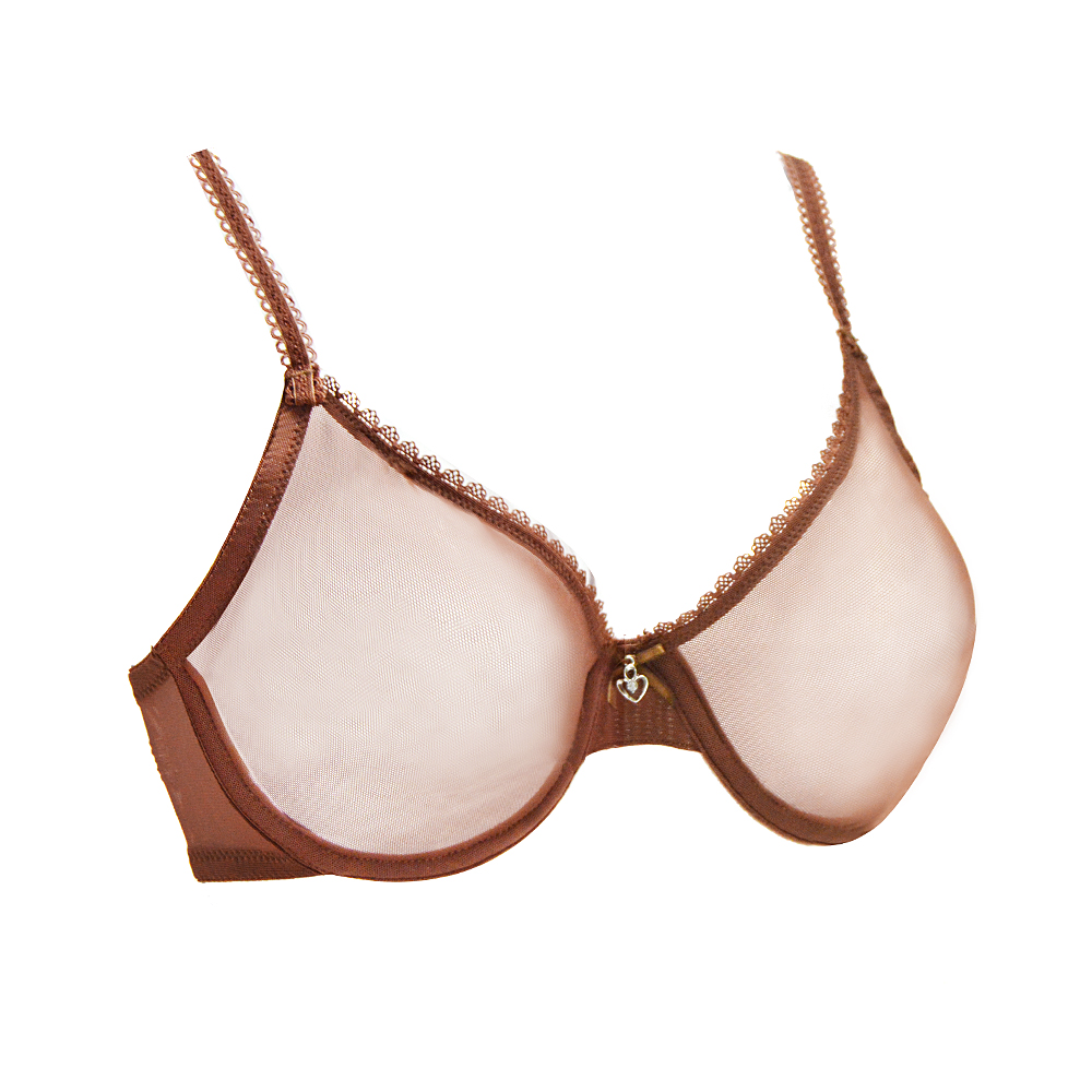 Varsbaby Women See-Through Mesh Transparent Everyday Bra : :  Clothing, Shoes & Accessories