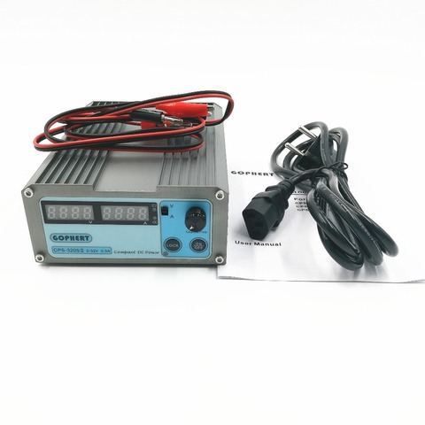 110Vac/ 220Vac  CPS-3205 3205II  Mini Adjustable Digital DC Power Supply OVP/OCP/OTP 0.001A 0.01V 160W ► Photo 1/6