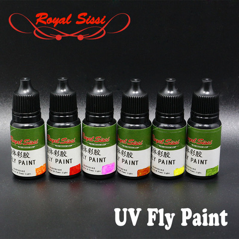 2022hot 2bottles colorful fly tying UV glue cure in seconds super UV resin fly fishing chemicals Royal Sissi fly tying material ► Photo 1/6
