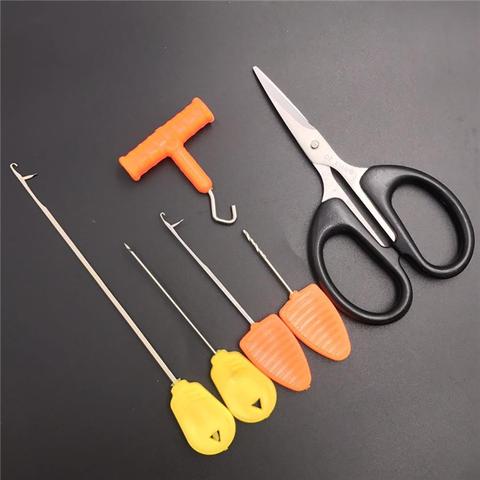 6Pcs Carp Fishing Rigging Tool Crochet Hook Stringer Knot Puller Baiting  Needles Boilie Bait Drill Needle Scissor Fishing Tackle - Price history &  Review, AliExpress Seller - Running Granny Store