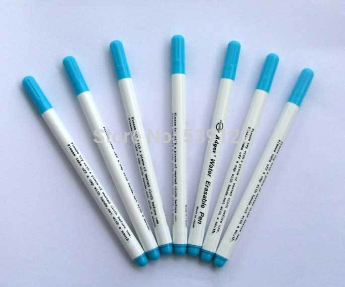 5pcs Water Erasable Pen DIY Ink Markers Pen Fabric Marker Marking