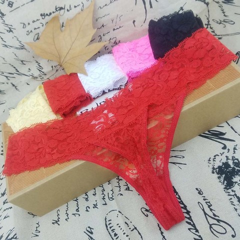 L XL XXL XXXL adjusted Sexy cozy  Lace Briefs g thongs Underwear Lingerie for women 1pcs zx1041 ► Photo 1/6