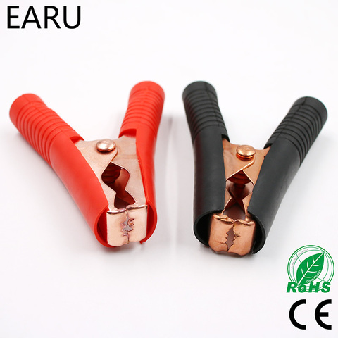 Hot Car Alligator Clips Battery Clamps Crocodile Clip 100A Red+Black for Auto Battrey Charger Charging Connect Connector Socket ► Photo 1/6