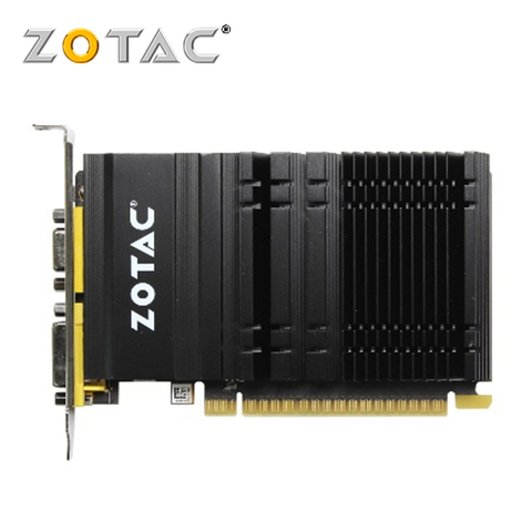 ZOTAC Video Card GeForce GT 610 1GB 64Bit GDDR3 Graphics Cards GPU Map For NVIDIA Original GT610 1GD3 Dvi VGA PCI-E ► Photo 1/6