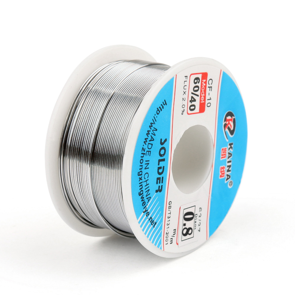 Tin Lead Rosin Core Solder Soldering Welding Iron Wire 0.8mm Reel FLUX 2.0% 
