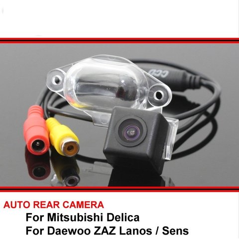 For Mitsubishi Delica For Daewoo ZAZ Lanos Sens Night Vision Rear View Camera Reversing Camera Car Back up Camera HD CCD Vehicle ► Photo 1/6